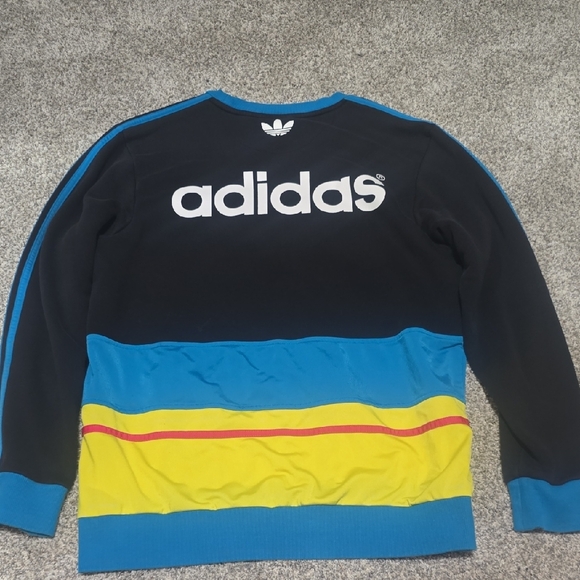 ADIDAS● SZ LRG ● MULTI COLOR SWEATER AS SEEN ON SNOOP DOG - Picture 5 of 10